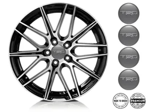 Toyota TRD Pegatinas de Cúpula Estilo Emblemas de Aro de Lujo